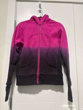 lululemon athletica Limited Edition Pink to Purple Ombre Full-Zip Scuba Hoodie